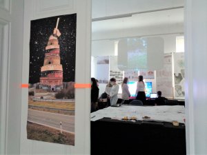 Výstava využití olomouckého opevnění od studentů brněnské architektury.
