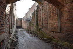 Oživení pevnosti Josefov, ateliér SVIŽN: dělová rampa mezi bastiony III. a IV. před obnovou