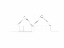 Rodinnů dům Hatley v kanadské provincii Québec, Pelletier de Fontenay + François Abbott, řez