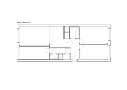 Půdorys původní stav (Byt U vodopádu, Iva Hájková Studio)