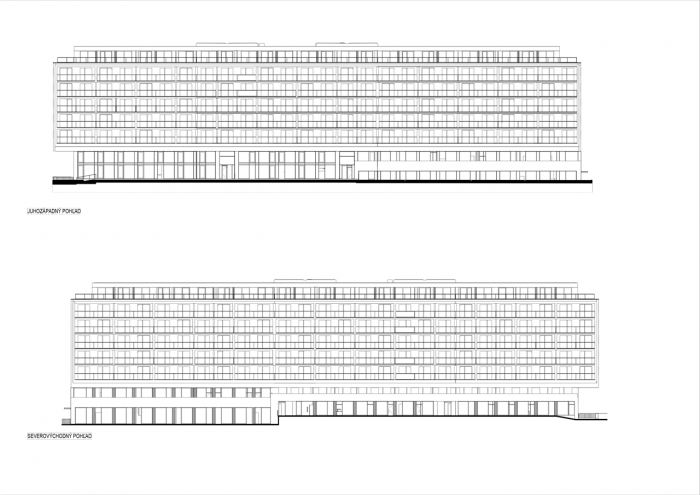 Compass Architekti, Polyfunkčný objekt Miletičova 5, pohledy, nový stav – foto
