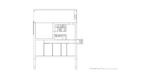 House B, půdorys přízemí, E2A