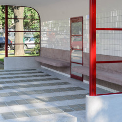 Rekonstrukce funkcionalistické zastávky od architekta Oskara Pořísky, Atelier RAW