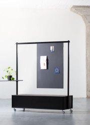 PeSoma box s hrazdou (Kolekce nábytku PerSoma přináší wellbeing do kanceláře; Balance in Motion)