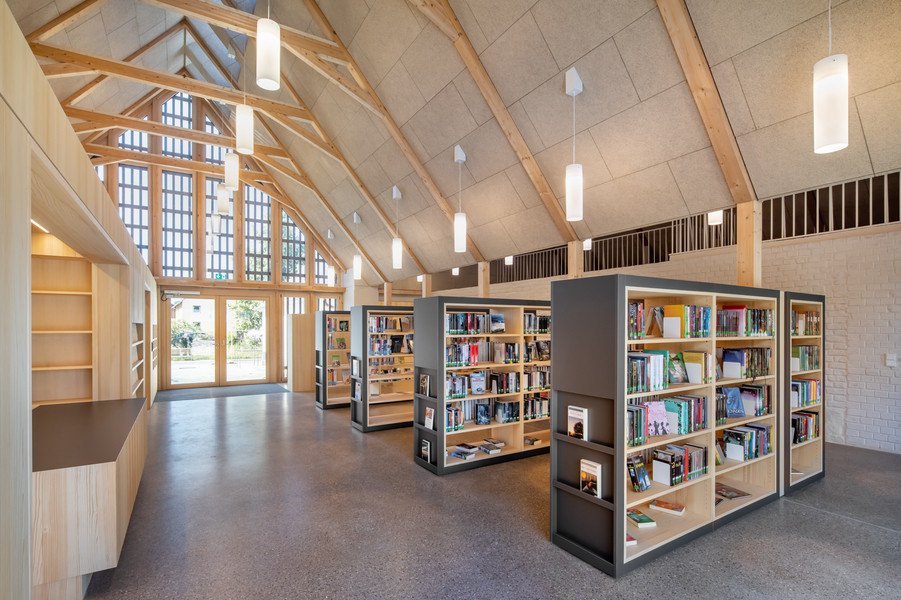 Knihovna Gundelsheim, Schlicht Lamprecht Architekten