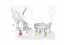 Přestavba Horácké arény v Jihlavě, Chybík+Krištof, vizualizace