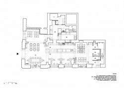 Loving bistro Letná, půdorys 1 NP, esté architekti