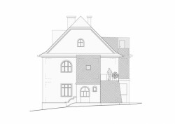 studio AEIOU, Rekonstrukce rodinného domu Lerchova, pohled – foto