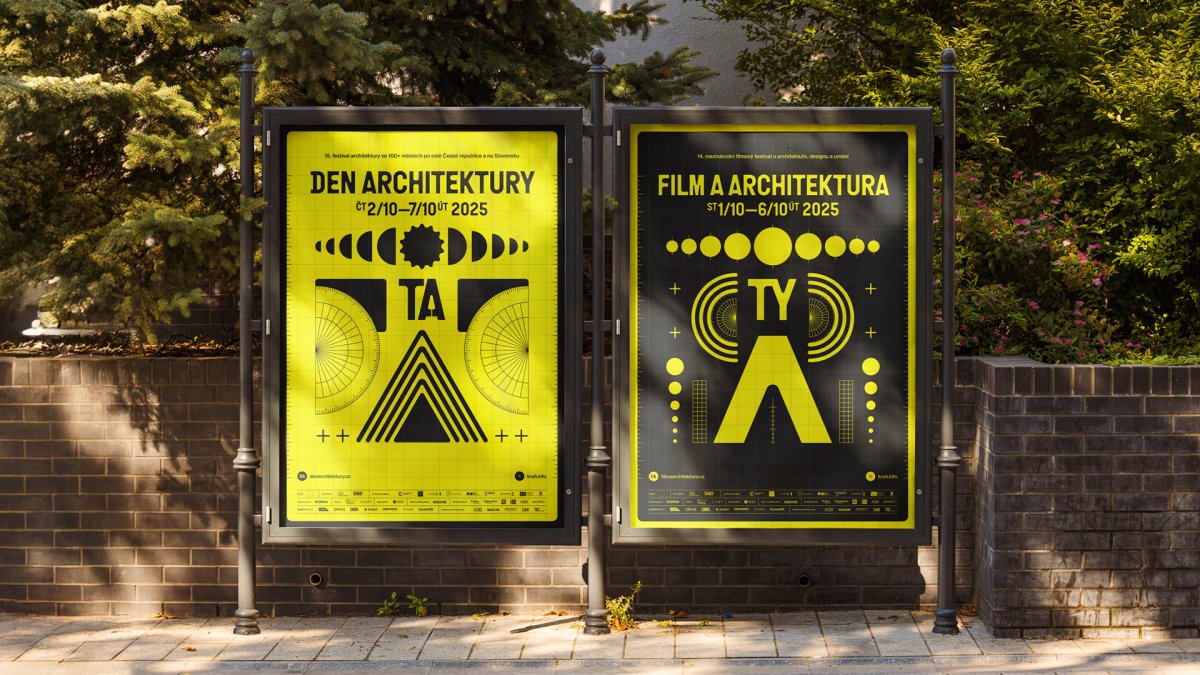 Vizuální styl pro Den architektury 2025