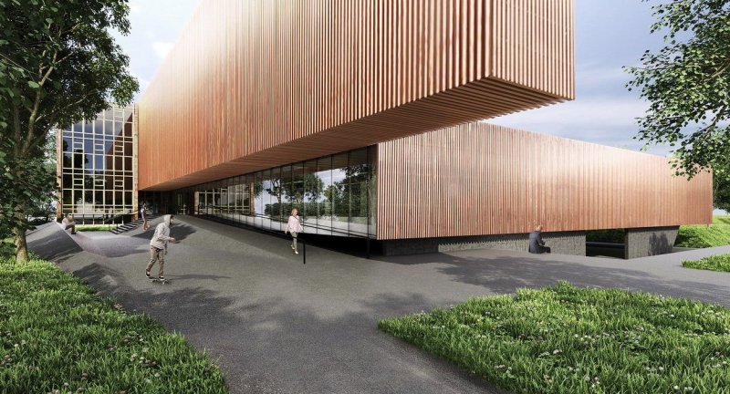 Ivan Kroupa architekti, Jihočeská vědecká knihovna, 2. místo, vizualizace