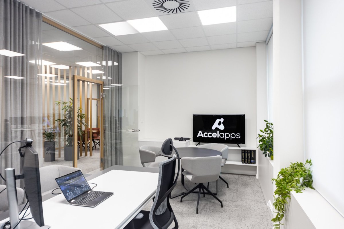 Kancelář Accelappsu v bývalém brněnském Ingstavu byla kompletně vybavena produkty LD Seating.