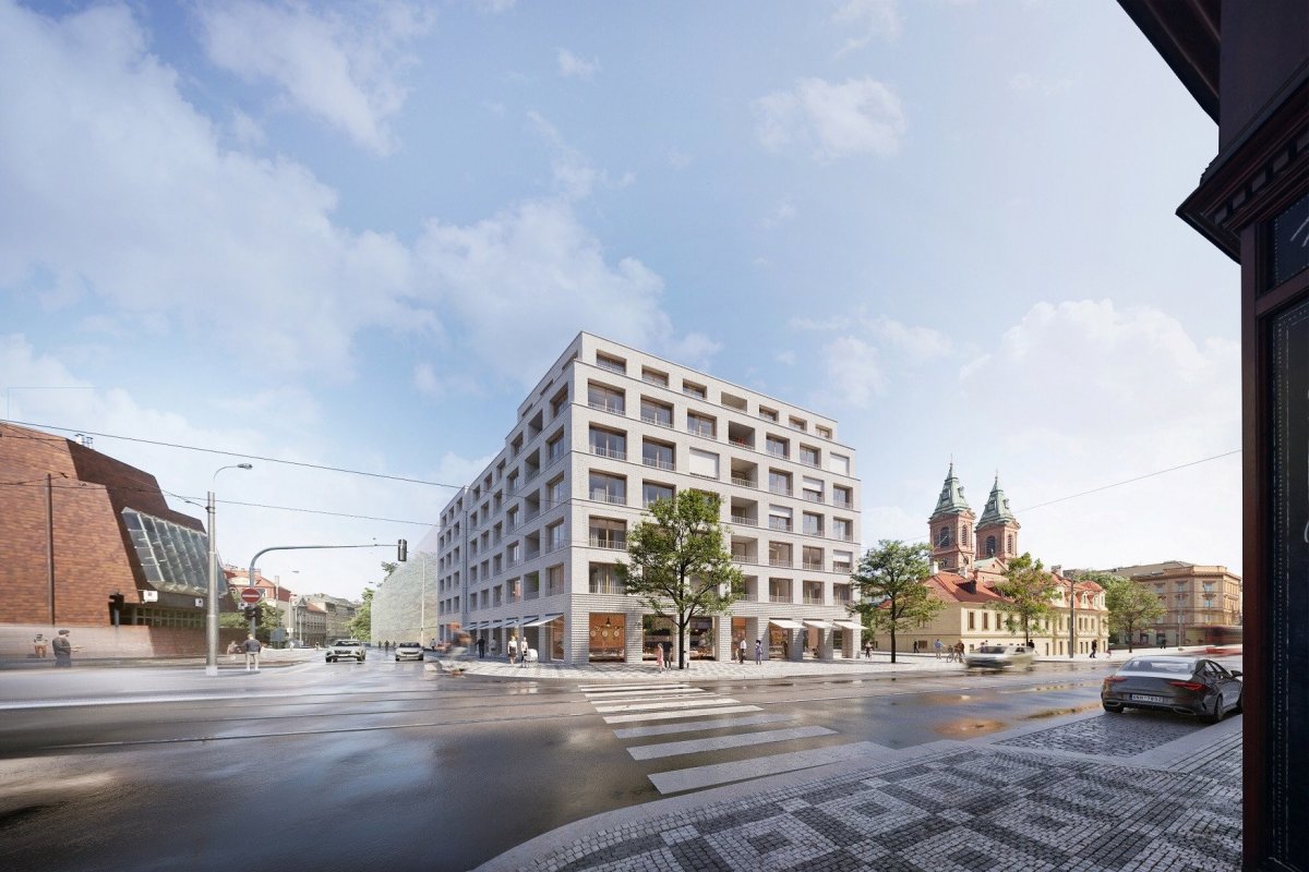 Soutěž na městský bytový dům V Botanice navrhne studio Bod architekti