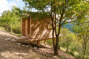 Mladí italští architekti postavili za dva týdny malou stavbu v Apeninách určenou k rozjímání a meditaci
