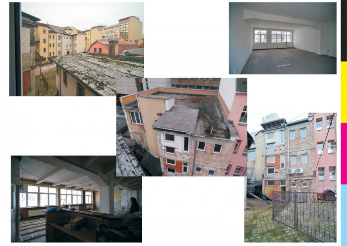 CMYK hostel, foto před,  3+1 architekti.