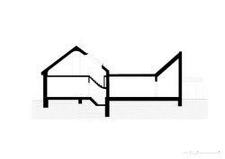 Řez (Rodinný dům v Křenovicích, ika.architekti)