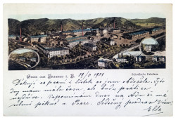 Pohled na Olivětín a Schrollovu textilku