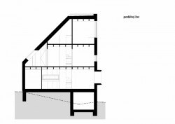 Chata Nové Hamry, NEW HOW architekti / David Zámečník, řez