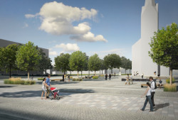 Revitalizace Náměstí Míru ve Zlíně, vizualizace, P.P. Architects
