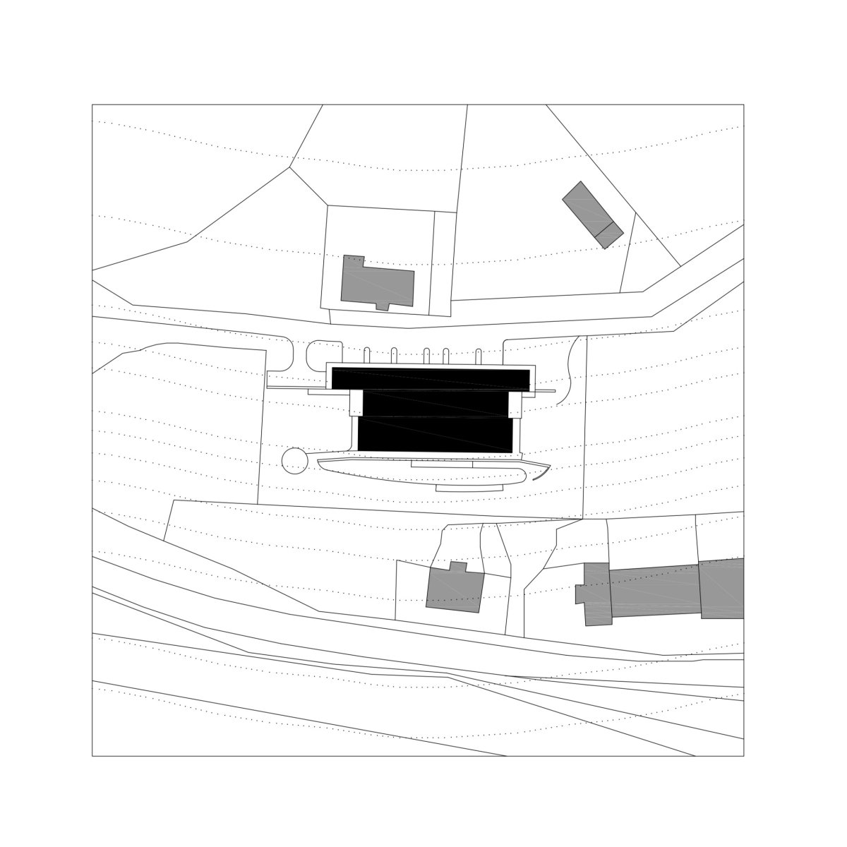 Situace (Dům sociální péče Tereza; Stempel Tesař architekti)