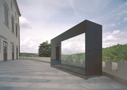 Zastřešení schodiště, Orlík nad Vltavou