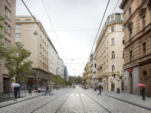 Za dva roky odstartuje proměna trasy od Národní po Prašnou bránu pod vedením Aoc ateliéru