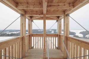 Studio m.aus architects realizovalo rozhlednu v obci Vysoké Pole