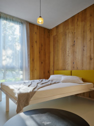 Pohled do ložnice (Bee House; Petr Novák)