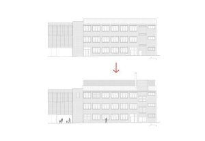 Škola v Barceloně od Harquitectes, půdorys