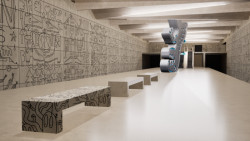 Mytická jeskyně a dinosaurus. Dopravní podnik vybral výtvarnou podobu pro stanici Libuš. 
