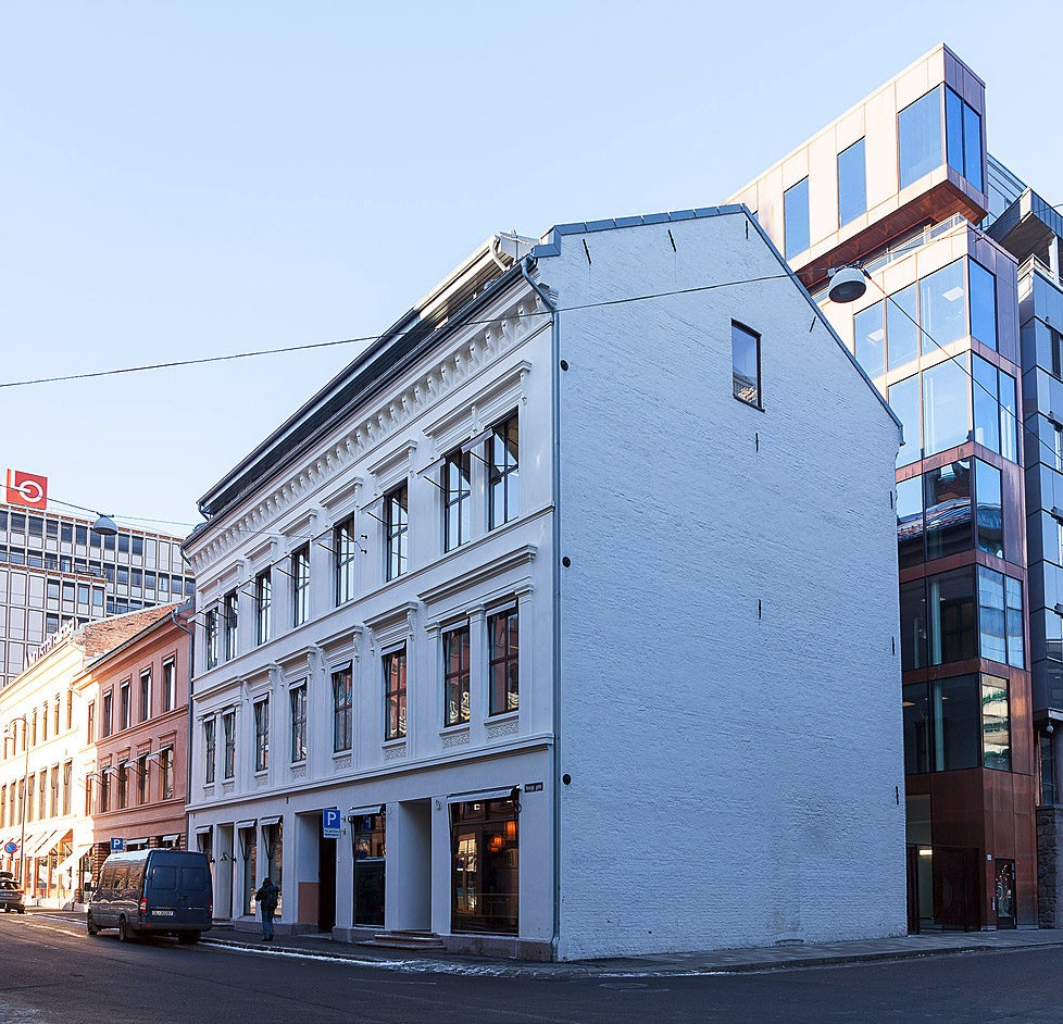 Renovace historických budov v Oslu na Mladém náměstí Youngskvartalet, Felix Arkitekter AS.