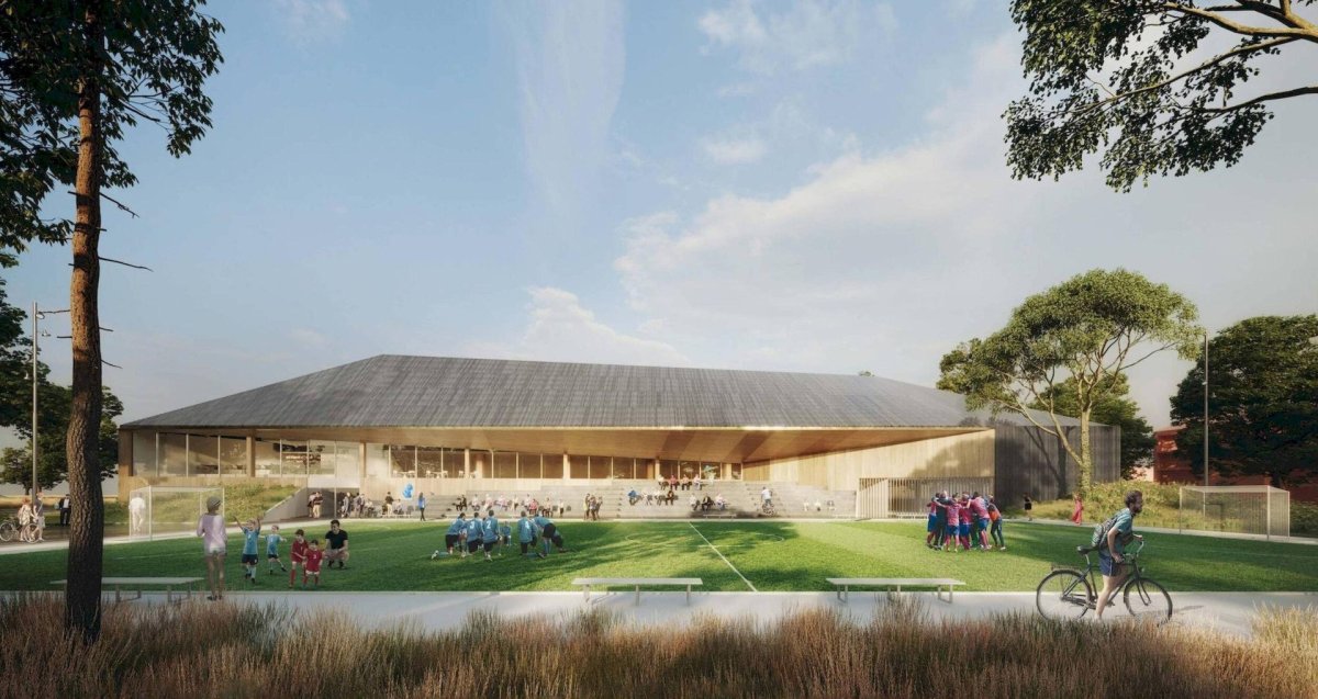 Architektonickou soutěž na novou sportovní halu v Žatci vyhráli španělští architekti