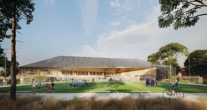 Architektonickou soutěž na novou sportovní halu v Žatci vyhráli španělští architekti