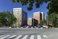 MDH Arkitekter SA, Masu planning, dřevěné věže Moholt 50|50, foto