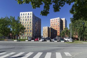 MDH Arkitekter SA, Masu planning, dřevěné věže Moholt 50|50, foto