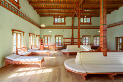 Odpočívárna ve Vodoléčebném ústavu (Sluneční lázně v Luhačovicích, TRANSAT architekti)