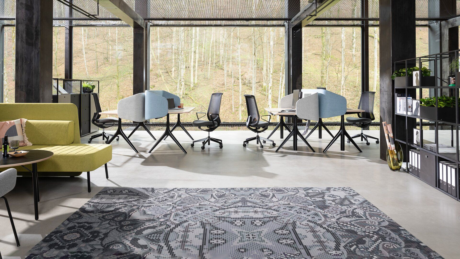 Na nové požadavky moderních kanceláří reaguje také společnost Wiesner-Hager návrhem různorodých kancelářských zón, kdy je každá navržena tak, aby odpovídala konkrétním potřebám.