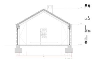 Villa Slow, řez, Laura Alvarez Architecture
