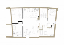 Půdorys 2NP - návrh