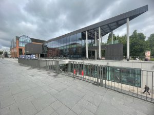 Na bývalém dobytčím trhu stojí také moderní centrum architektury.
