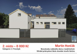 2. cena v kategorii freestyle, Martin Hončák.