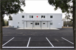 Dočasná nemocnice z modulů KOMA - foto