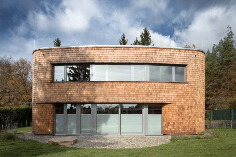 Mimosa Architekti, šindelový dům v Dobříši, foto