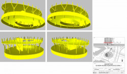Administrativní budova Green Point, AHK Architekti. SCHÉMA NOSNÉ KONSTRUKCE