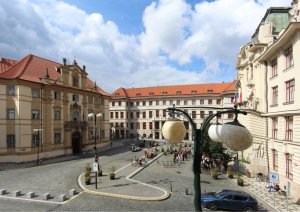 Mariánské náměstí v centru Prahy - dnešní podoba.