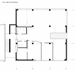 PROJEKTSTUDIO EUCZ, Concept House, půdorys 8. NP (ateliérový byt) – foto