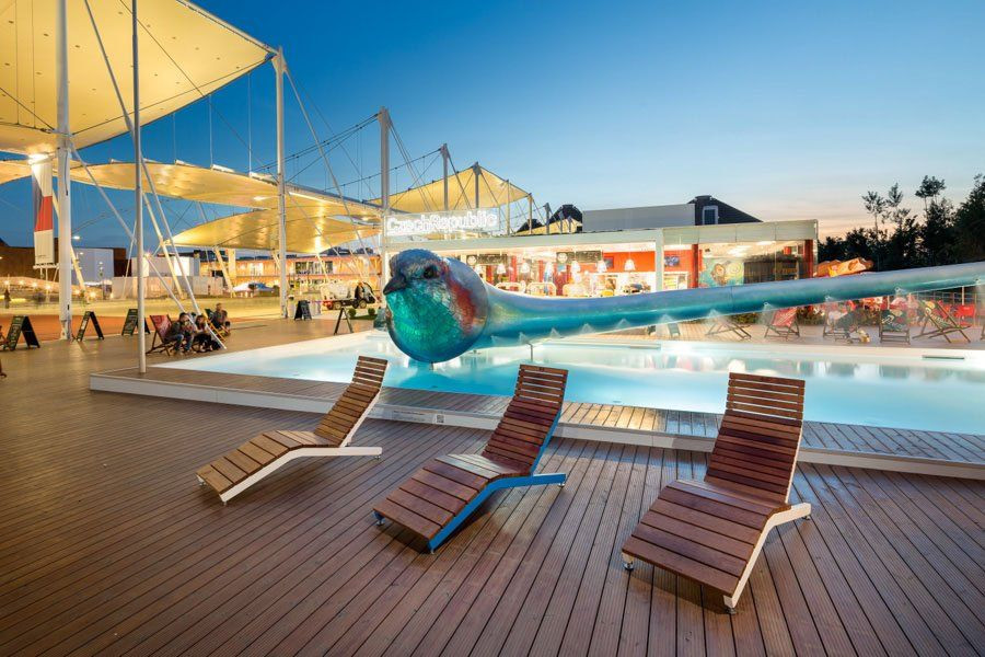 Česká republika jako první předala pozemek po EXPO 2015, foto Českého pavilonu na EXPO, Milan