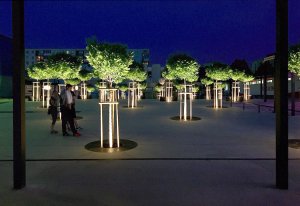 Vítěz kategorie Exteriér slovenských cen CEZAAR 2018, ateliér zerozero, náměstí Centrum v Prešově. Foto: zerozero
