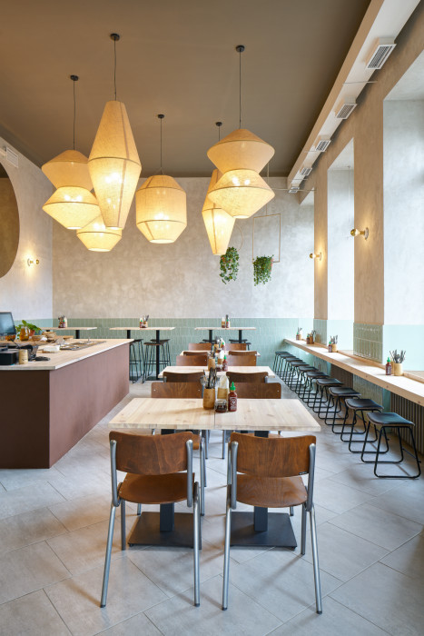 Pobočka restaurace Banh Mi Makers na Letné, Studio Minio / Kryštof Blažek