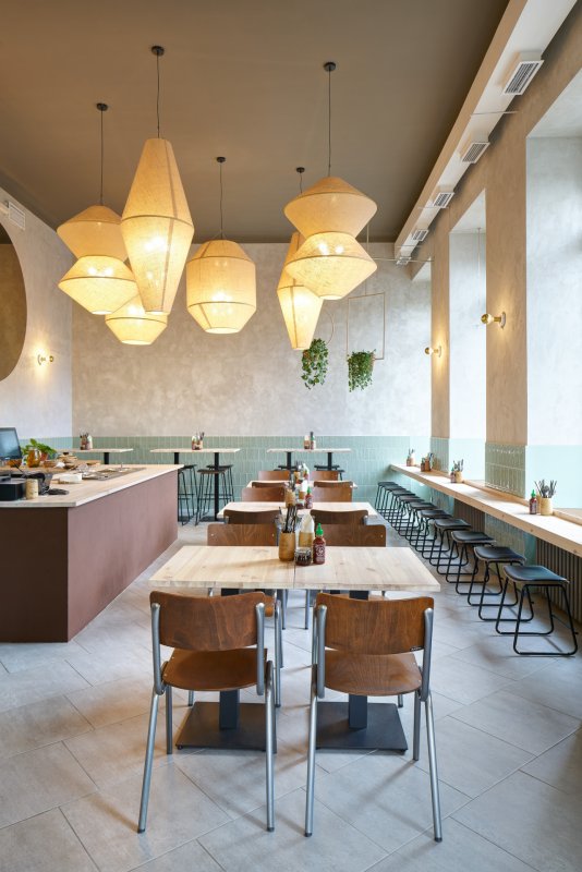 Pobočka restaurace Banh Mi Makers na Letné, Studio Minio / Kryštof Blažek