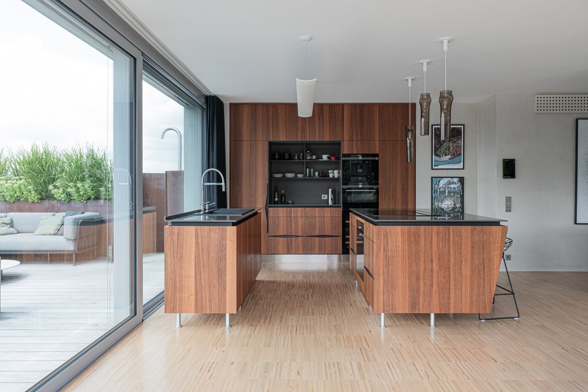Interiér podle návrhu architekta Ondřeje Homy